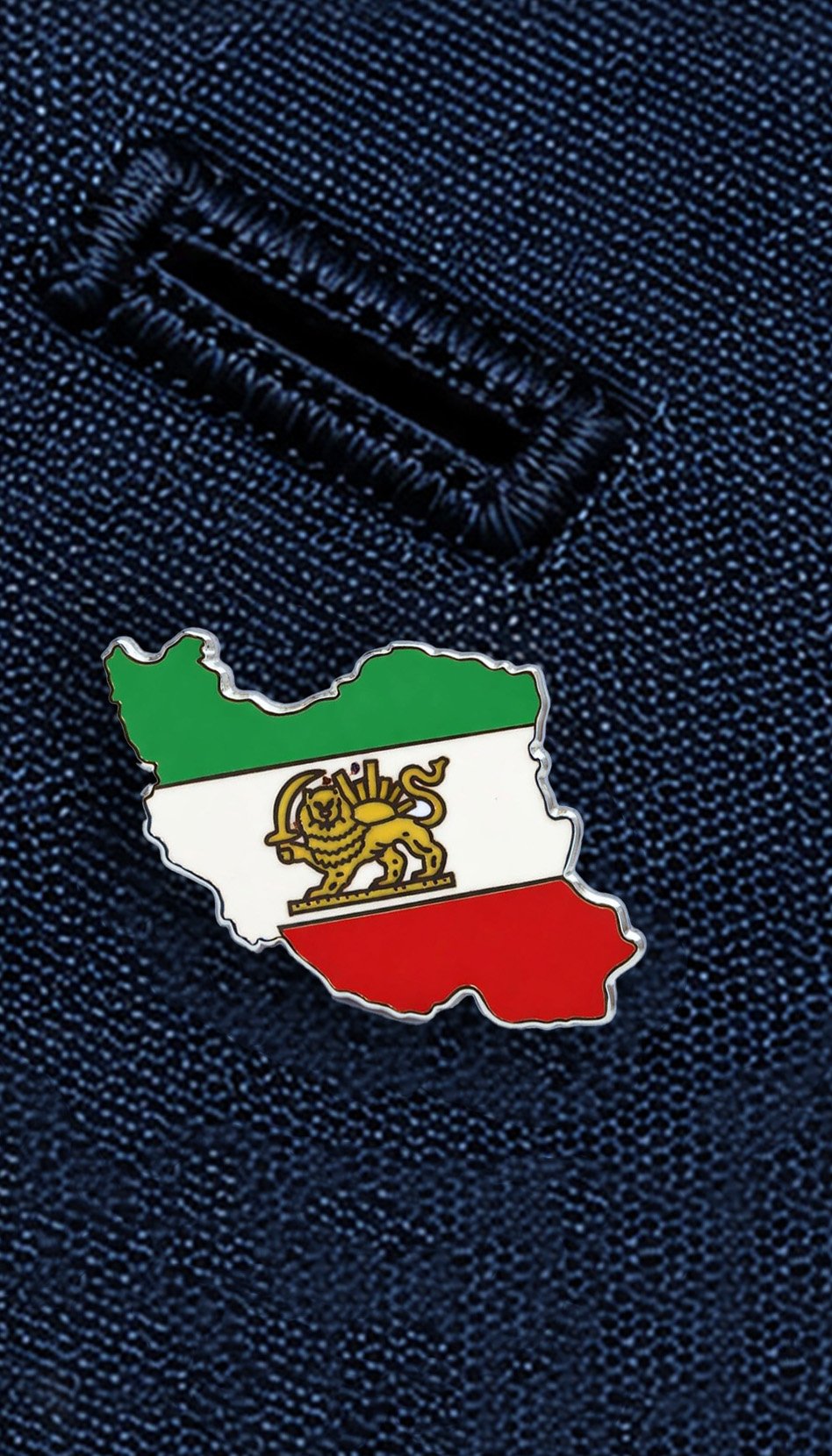 Iran Lion and Sun Lapel Pins 925 Sliver Shir Khorshid Pahlavi Brooch Ancient Iranian Persian Jewelry, - Image 4